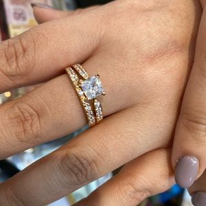 18k gold filled rings